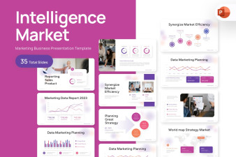 Intelligence Market PowerPoint Template